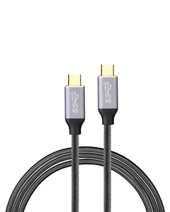USB C auf USB C Schnell Ladekabel Datenkabel PD 100W PD 5A QC 4.0 4K*2K 60HZ - Picture 1 of 4