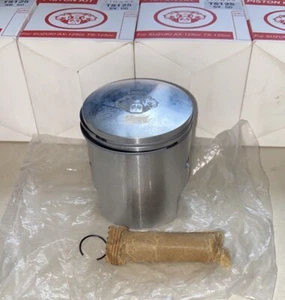 JAPAN QUALITY PISTON KIT SUZUKI TS , AX 115 -125, DIAMETER SiZE 60:00 mm - Foto 1 di 3