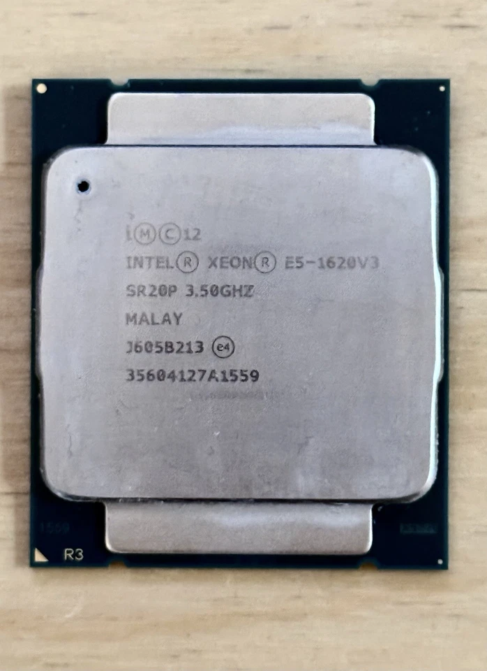 Intel Xeon E5-1620 v3 3.5GHz LGA2011-3 Haswell-EP CPU, SR20P - Image 1 of 1