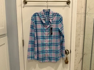 NWT Vineyard Vines OTG Performance Blue Lavendar Plaid Button Down Shirt XL - Picture 1 of 10