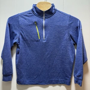 FootJoy Pullover Mens Size Medium Blue Quarter Zip  Golf Performance Stretch FJ - Picture 1 of 8