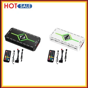 1 To 9 3 in 1 PWM ARGB Fan Hub Splitter Magnetic Suction Hub with Remote(Black) - Bild 1 von 7