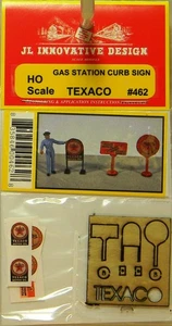 NEW HO JL Innovative Design #462 Texaco Gas Station Curb Sign Kit - Picture 1 of 1