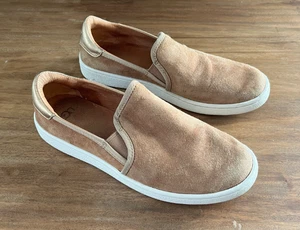 Sneakers UGG Cas in pelle di castagno slip on da donna taglia 7,5-EUC - Foto 1 di 4