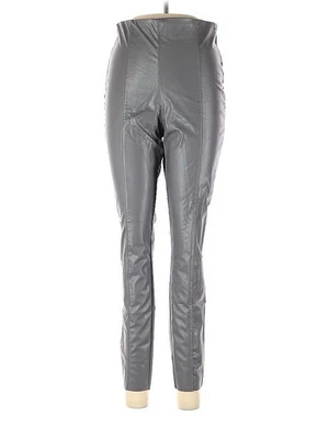 H&M Gray Faux Leather Leggings 10 - Image 1 of 2