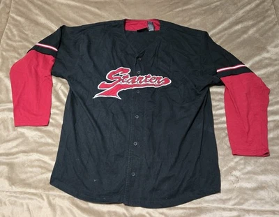 Starter Button Down Long Sleeve Tshirt Xl Y2k - Image 1 of 4