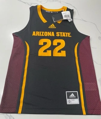 Arizona State Sun Devils Adidas Youth Basketball Jersey (Large) Retails For $55 - Image 1 of 4