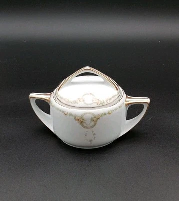 Винтажная сахарница и крышка из тонкого фарфора Rosenthal Donatello Briar Rose - Изображение 1 из 4