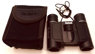 BUSHNELL BINOCULARS 8X21 COMPACT W/ CASE NEW - Image 1 of 4