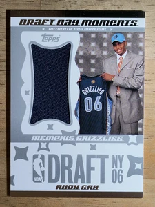 2006-07 Topps Big Game Draft Day Moments Jerseys Jumbo #RG Rudy Gay - Bild 1 von 2