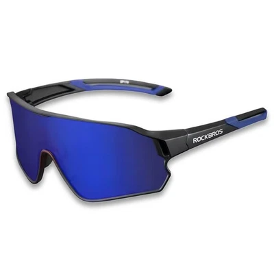 RockBros Black & Blue Polarized Cycling Sunglasses  - Image 1 of 4