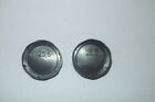 VINTAGE SET OF TWO 25.5mm PUSH ON DUST COVER CAPS FOR BINOCULARS -FREE SHIP