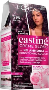 L'Oreal Paris Casting Creme Gloss 316 Plum Color Semi-Perm Hair Dye Colour,,.AU - Picture 1 of 4