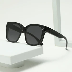 Polarized Sunglasses Fit Over Glasses Trendy Retro Square UV400 Flexible TR90 - Picture 1 of 29