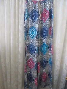 INDAH JAMBO ZURJ Pants Resort Wear HONOUR MATA XS NWT Bell Bottoms - Picture 1 of 6