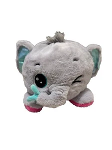 Hug Me Reversible Elephant Plush NWT - SO SOFT AND CUDDLY- Grey & Pink 11A - Picture 1 of 6