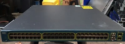 Cisco WS-3560G-48PS-S - 48pt gigabit full PoE - Image 1 of 4