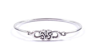Brazalete celta para damas plata esterlina 925 con sello distintivo - Imagen 1 de 12