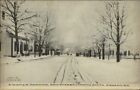 Canaan Nh Main St. In Winter C1910 Postcard