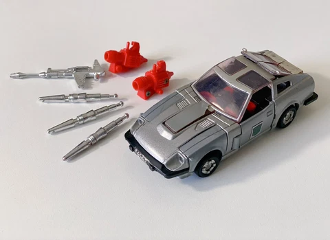 Bluestreak 100% Complete 1985 Vintage G1 Transformers Unbroken Action Figure Cover