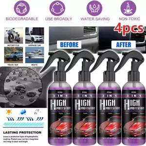 4PCS 100ML High Protection Quick Car Coat Ceramic 3 in 1 Coating Spray - Picture 1 of 7