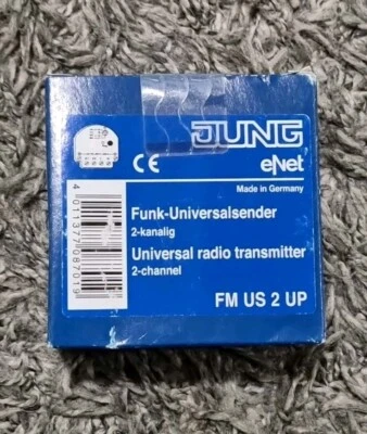 Jung eNet 2 Kanal Funk Universalsender FM US 2 Up Jung     Baugleich Gira 545300 - Bild 1 von 4