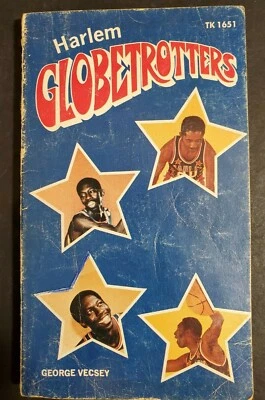 Винтажный HARLEM GLOBETROTTERS ~ George Vecsey ~ 7-й печати 1970 Scholastic pb TK1651 - Изображение 1 из 4