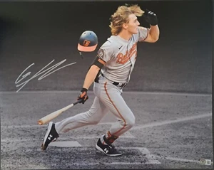 Gunnar Henderson Baltimore Orioles Signed 16x20 Pic Beckett Autograph Photo - Picture 1 of 1