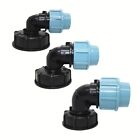 Easy to use Garden Pipe Elbow Outlet Connector Water Splitter IBC Tank Adapter