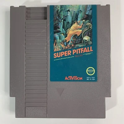 Super Pitfall Nintendo Nes Probado Auténtico 1987 Foto 1 de 3
