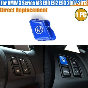 Blue Steering Wheel Replace M Button For BMW 3 Series E90 E91 E92 E93 M3 2007-13 - Bild 1 von 10