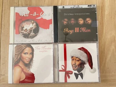 R&B Christmas 4 CD LOT - All-4-One - Boyz II Men - Toni Braxton - John Legend - Image 1 of 2