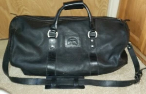 RARE Paramount Pictures Leather Duffle Bag Jamah, Delta Handcrafted in Canada - Picture 1 of 8