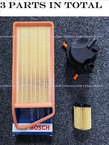 FORD FIESTA MK5 MK6 DIÉSEL BOSCH KIT DE SERVICIO ACEITE FILTROS DE COMBUSTIBLE AIRE 2001-09 - Imagen 1 de 1