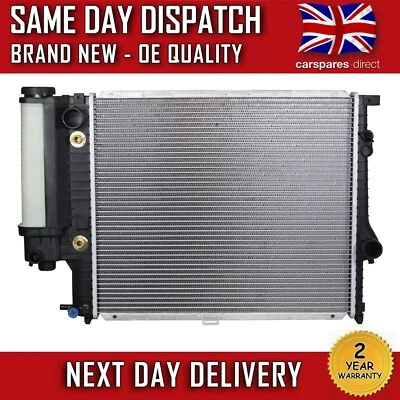 BMW 5 SERIES E34 RADIATOR AUTOMATIC / MANUAL 1987 1997 2 YEAR WARRANTY NEW - Image 1 of 2