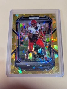 Malik Willis 2023 Prizm Draft Picks Gold Cracked Ice Prizm #71 - Bild 1 von 2