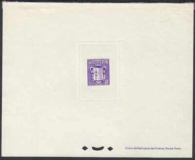 Andorra 1942- Andorra Francesa-Mi Nº: 87. Prueba de lujo..(EB) AR-00846 Foto 1 de 2