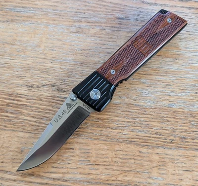 LONE WOLF ножи США 45 папка LC21400, 440C стали, палисандр весы, новый в коробке - Изображение 1 из 4