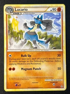 Lucario 19/95 Rare HGSS Unleashed Pokemon Card - Near Mint - Picture 1 of 2