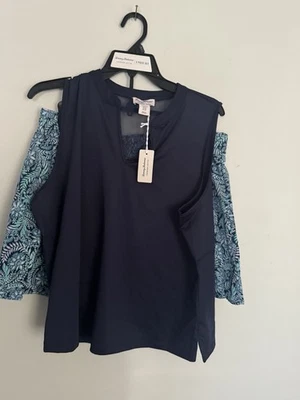 Tommy Bahama Womens Top & Skirt Set Everyday Active Tennis Golf Tropical Medium - Image 1 of 3