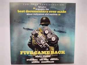 Five Came Back FYC documentary DVD Streep COMPLETE Miniseries Rare screener - Picture 1 of 3