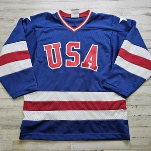 Vintage K1 Hockey Jersey UNITED STATES OLYMPIC TEAM USA SM 1980 Miracle on Ice - Picture 1 of 6