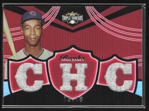 Ernie Banks 2006 Topps Triple Threads /18 Jersey #TTR-89 Chicago Cubs - Picture 1 of 2