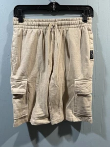 Jungen Buffalo Parker Slim Fit Shorts Größe Large (14/16) hellbraun - Bild 1 von 4