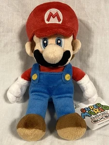 Sanei Boeki Super Mario 2009 Mario S Plush Doll 7” NWT - Picture 1 of 9