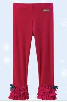 Matilda Jane Niñas Terciopelo Menta Navidad Leggings Talla 6 Nuevos Foto 1 de 2