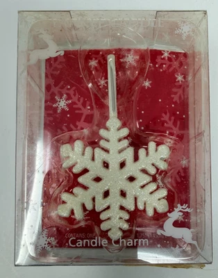 Yankee Candle Jar Charm Sparkly Snowflake Jewelry Candle Accessory New 2009 - Image 1 of 2
