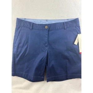 Talbots The Weekend Chino Shorts Super Soft Casual Blue Size 4 - Imagen 1 de 9