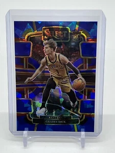 2023-24 Panini Select Gradey Dick Blue Cracked Ice Prizm Rookie RC Raptors SP - Picture 1 of 2
