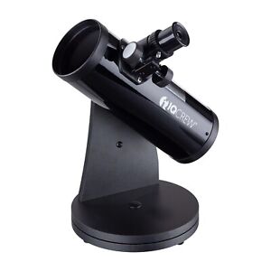 IQCrew Tabletop Dobsonian Telescope with 15X to 100X Magnification